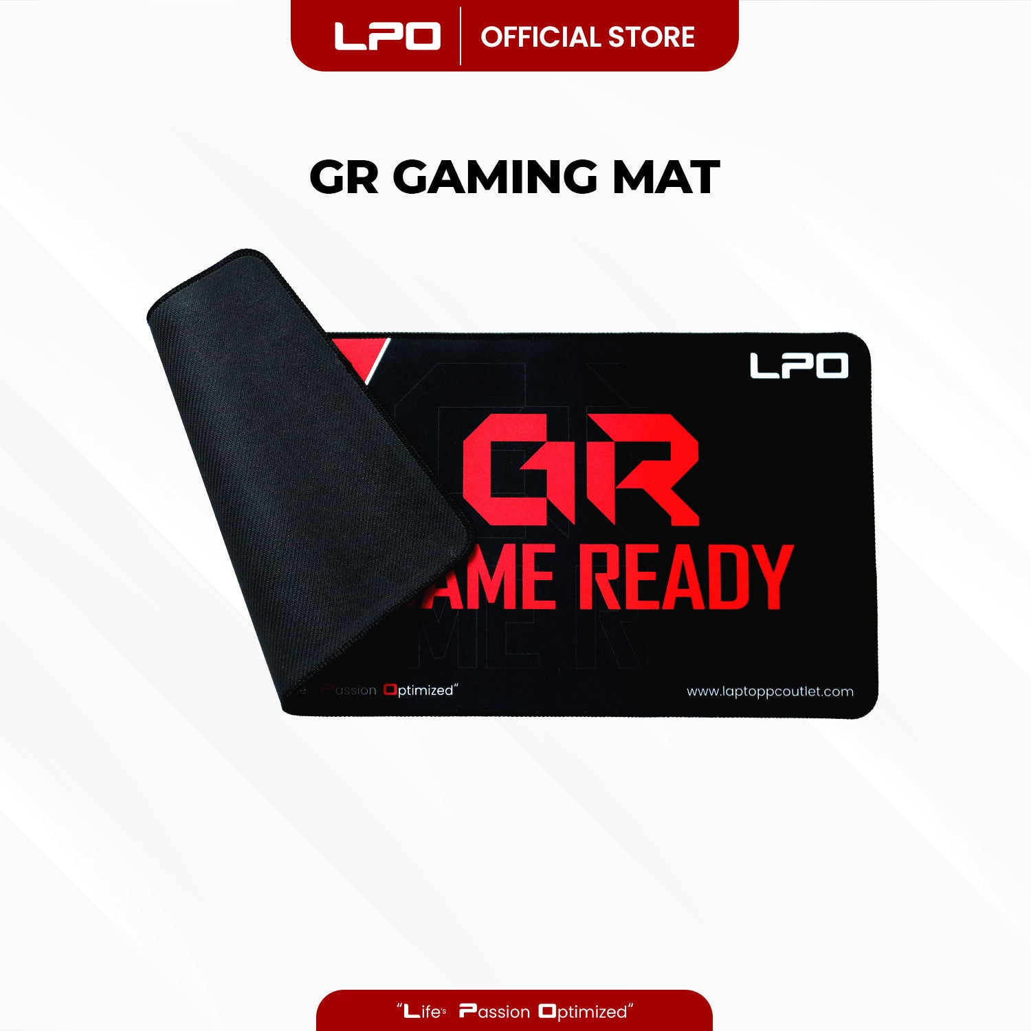 LPO GR Game Ready Gaming Mat High Quality Extended Gaming MousePad Keyboard Pad Desk Mat Laptop Mat Large Mouse Pad