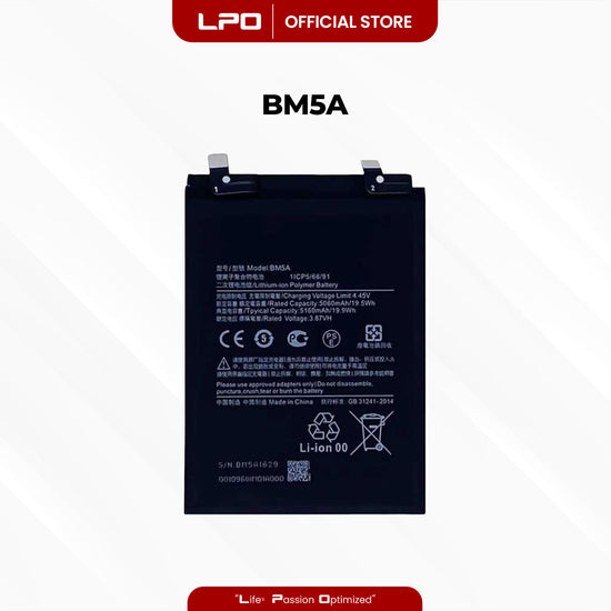 Cellphone Battery Xiaomi Redmi Note 11 Pro 5G 2022 BM5A Compatible with 21091116I, 2201116SG - LPO Laptop PC-Outlet