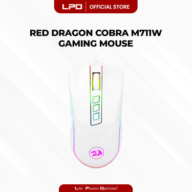 Redragon Cobra M711W Gaming Mouse RGB Colored Backlit Wired Mouse For PC Laptop Computer