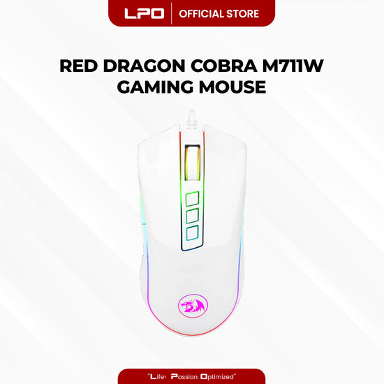 Redragon Cobra M711W Gaming Mouse RGB Colored Backlit Wired Mouse For PC Laptop Computer