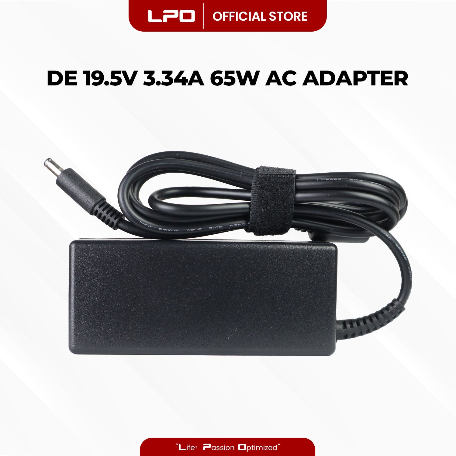 Laptop Charger Dell 19.5V 3.34A 65W Circle Medium 4.5mm x 3.0mm Compatible with Dell Inspiron 14 5480