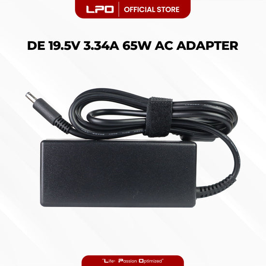 Laptop Charger Dell 19.5V 3.34A 65W Circle Medium 4.5mm x 3.0mm Compatible with Dell Inspiron 14 5480