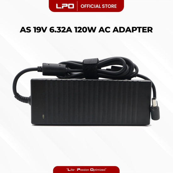 Laptop Charger Asus 19V 6.32A 120W Common Circle Pin 6.0mm x 3.7mm Compatible with Asus FX505GM