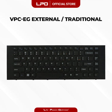 Laptop Keyboard SONY VPC-EG External / Traditional Black US Compatible with Sony Vaio VPCEG16FM