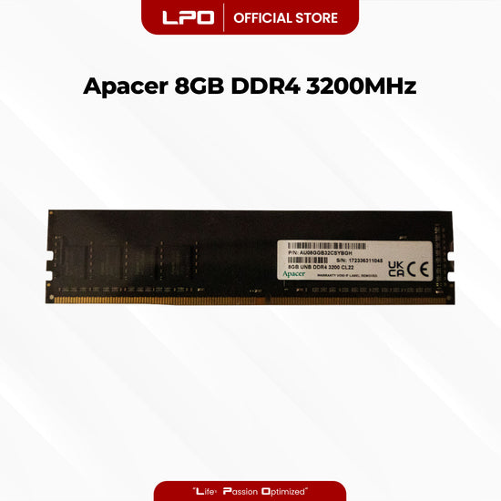 Apacer 8GB DDR4 3200Mhz DIMM for Desktop RAM