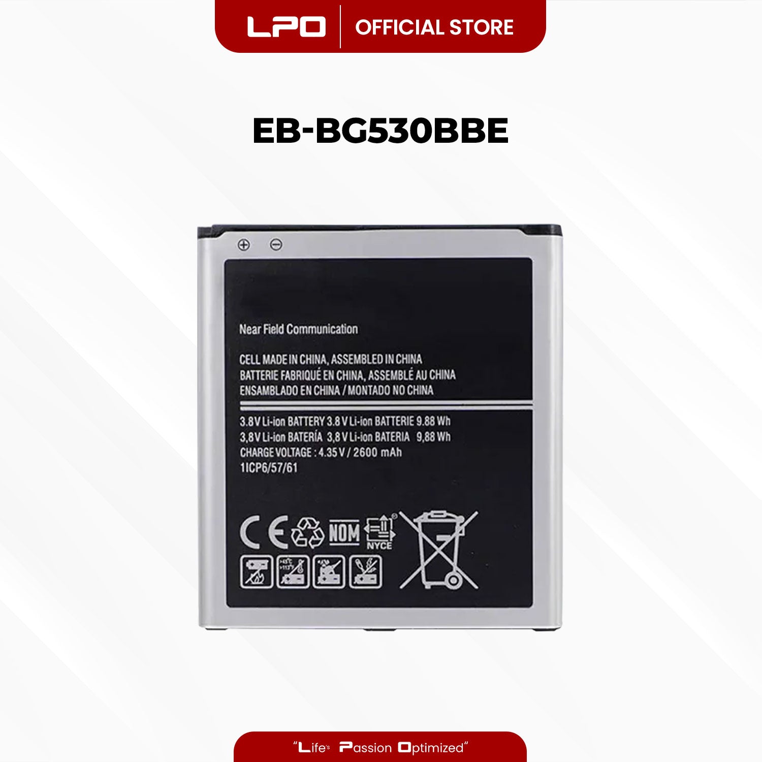 Cellphone Battery Samsung Galaxy A2 Core 2019 EB-BG530BBE EB-BG530CBE Compatible with Samsung J2 Pro 2018