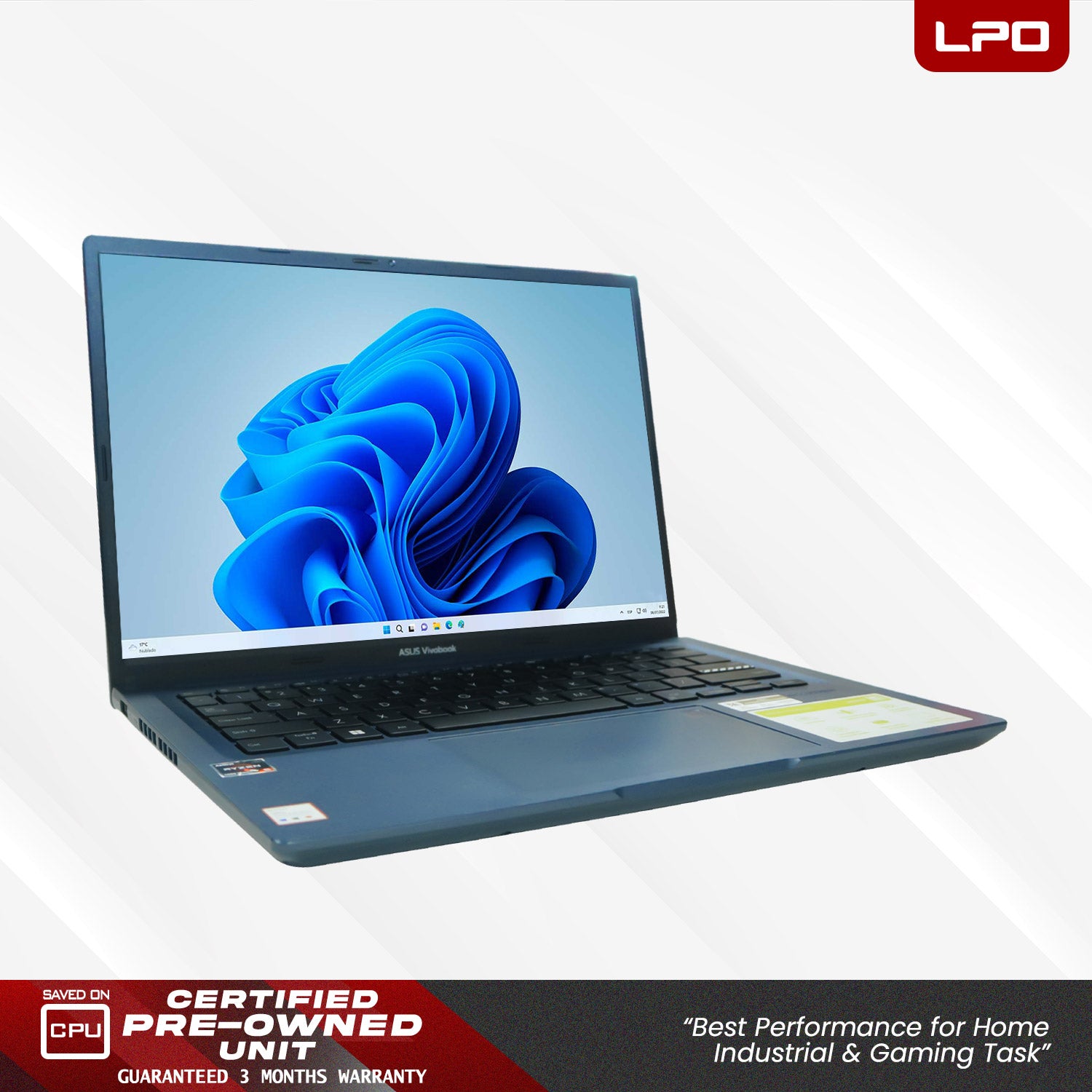 LPO Laptop Asus Vivobook 14X M1403QA RYZEN 5 5600H @3.3GHZ 8GB DDR4 512GB SSD Win 11 Pro 14.0