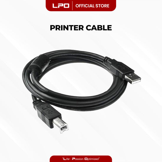 Printer Cable 1.5m, 3m USB A Male to USB B MALE Printer Wire Cable Cord