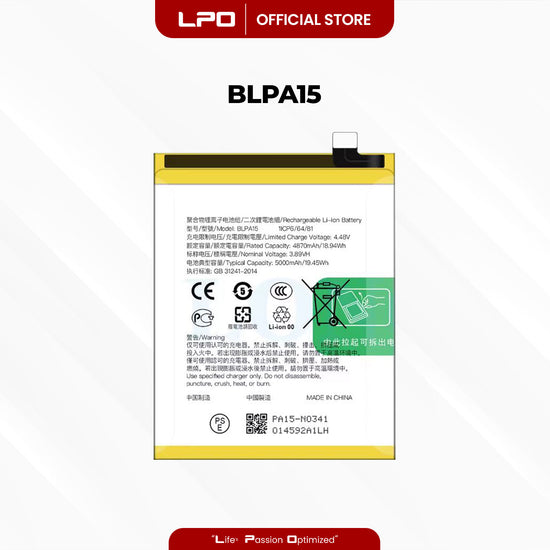 Cellphone Battery	Realme 11 Pro 2023 BLPA15 Compatible with Realme 11 Pro 2023, RMX3771