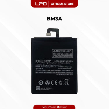 Cellphone Battery Xiaomi Mi Note 3 2017 BM3A Compatible with Xiaomi Mi Note 3 2017, MCE8 - LPO Laptop PC-Outlet