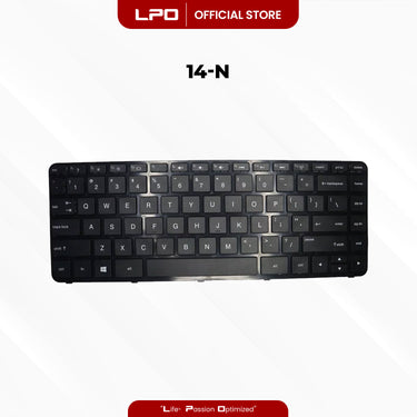 Laptop Keyboard HP 14-N External / Traditional Black US Compatible with HP Pavilion 14N, 14-N000, 14N063TX