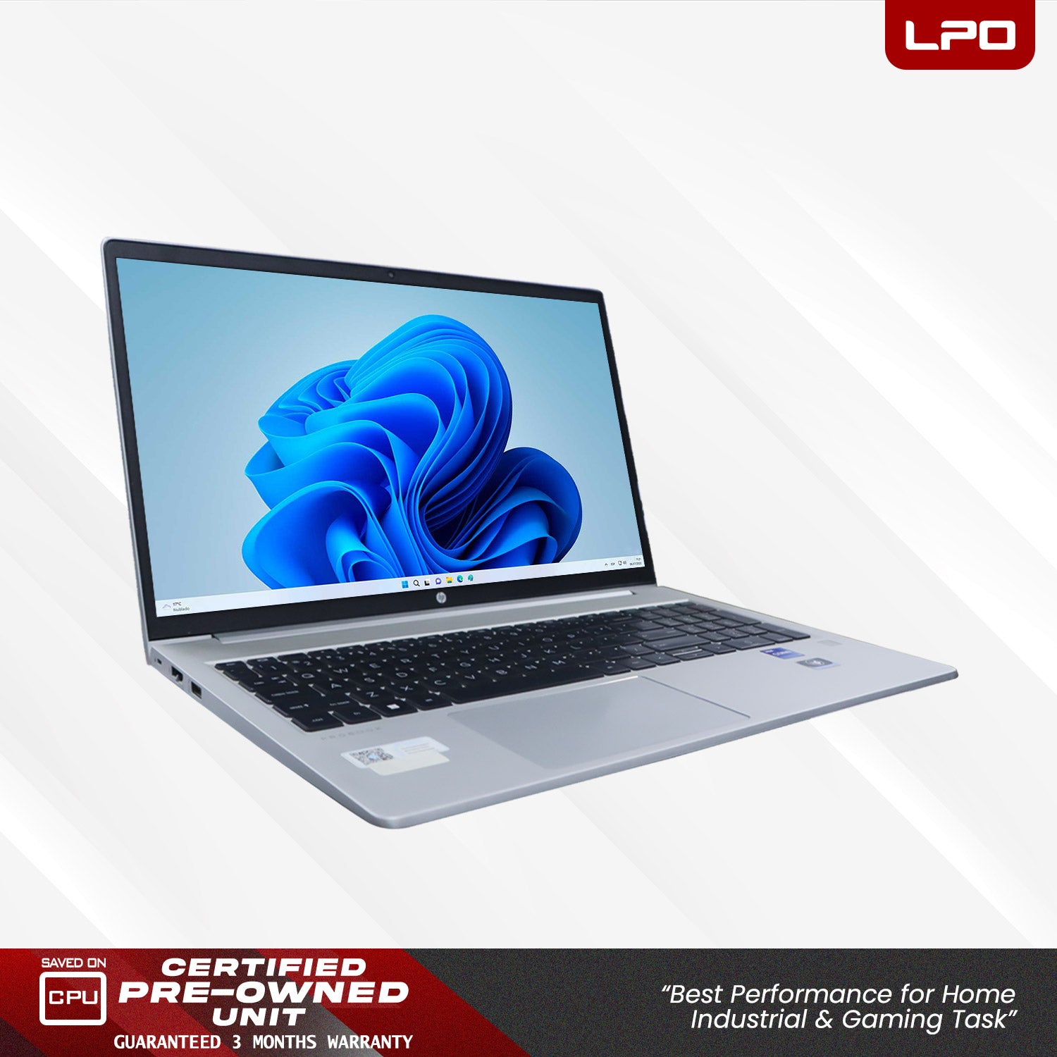 LPO Laptop Hp ProBook 450 G9 Intel Core i7-1255U @ 4.70 GHz, 1700 MHz 8GB DDR4 512GB SSD 15.6