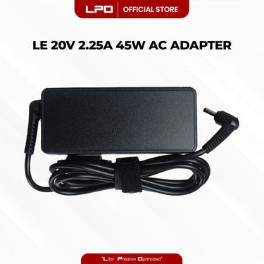 Laptop Charger Lenovo 20V 2.25A 45W Bullet Pin 4.0mm x 1.7mm Compatible with Lenovo Yoga C640-13IML