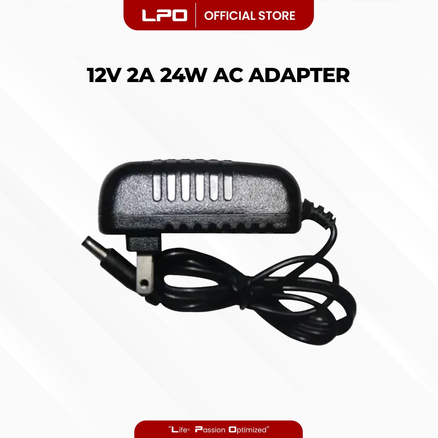 CCTV 12V 2A 24W Common Pin 5.5mm x 3.0mm Compatible with  CCTV Camera, LED Monitor and other electronics equipment.
