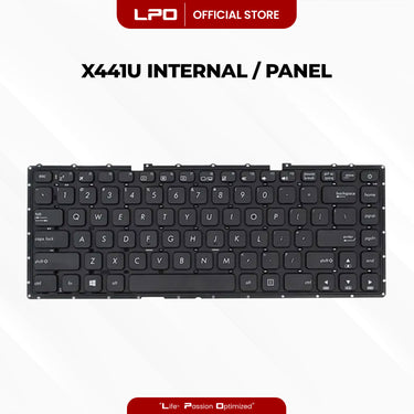 Laptop Keyboard ASUS X441 Internal / Panel Black US Compatible with Asus X441 X441U X441N