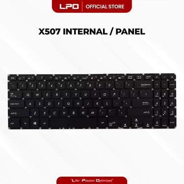 Laptop Keyboard ASUS X507 Internal / Panel Black US Compatible with Asus X507 X507MA X507U X507UA X507UB