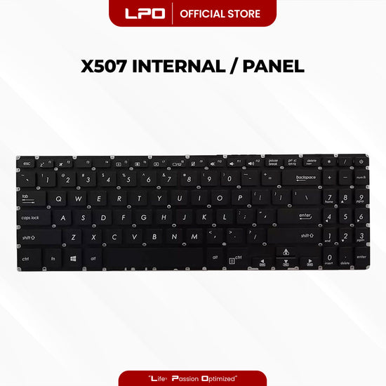 Laptop Keyboard ASUS X507 Internal / Panel Black US Compatible with Asus X507 X507MA X507U X507UA X507UB