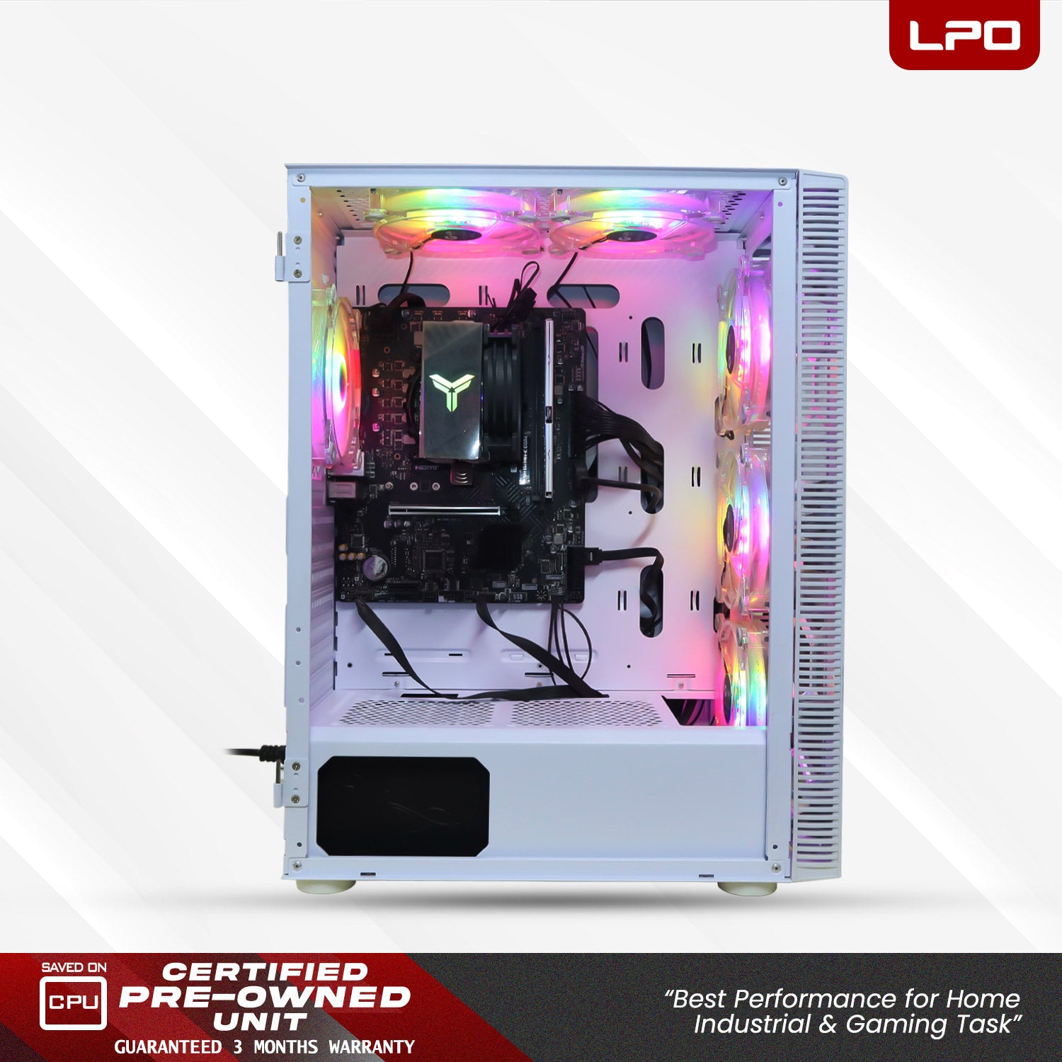 Pre owned Intel Core i3 Game Ready Unit WJ Coolman TRIO 4DF