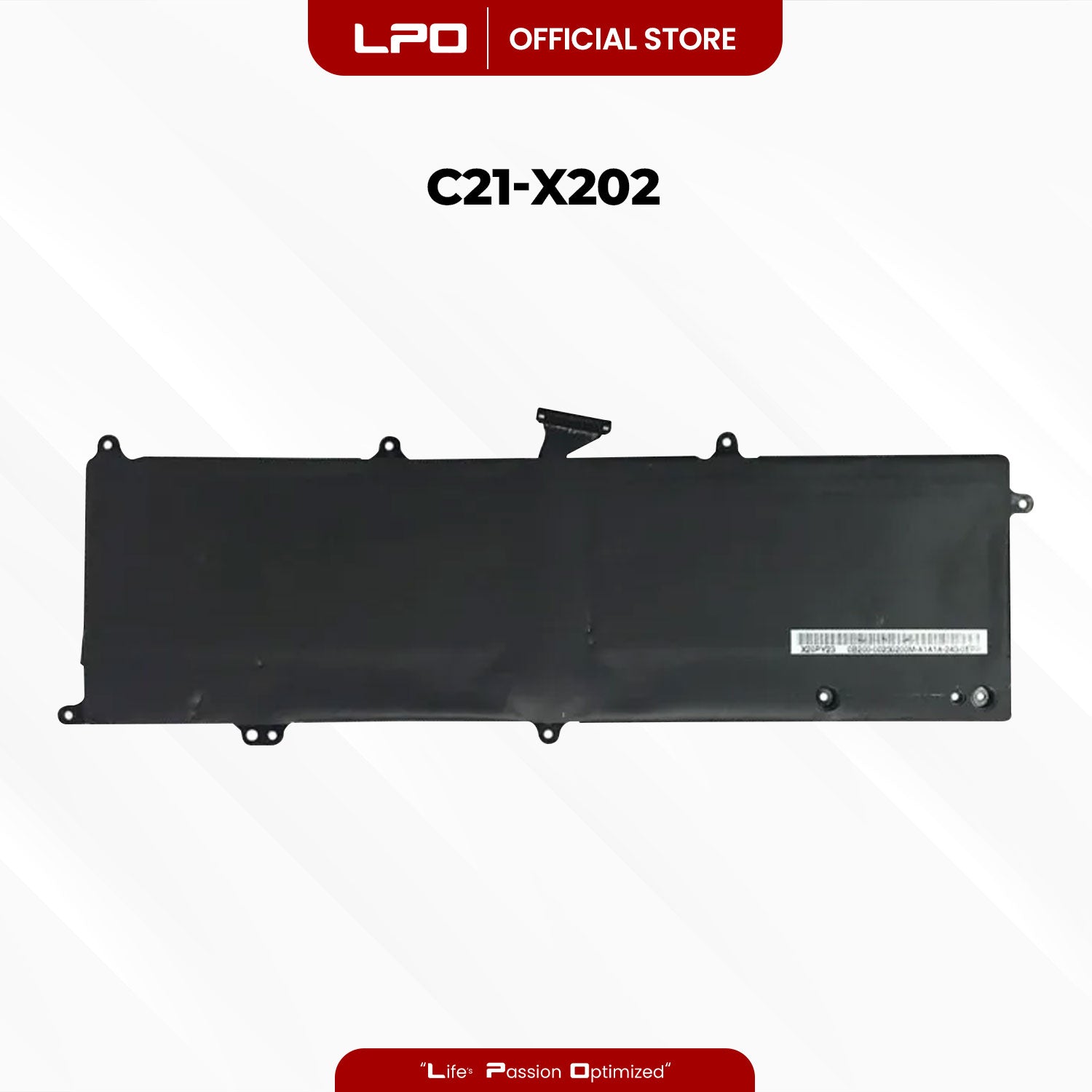 Laptop Battery C21-X202 Compatible with Asus VivoBook S200 S200E X201 X201E X202