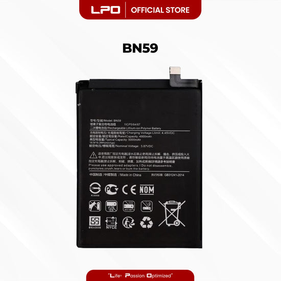 Cellphone Battery Xiaomi Redmi Note 10 2021 BN59 Compatible with Xiaomi Redmi Note 10S 2021 - LPO Laptop PC-Outlet