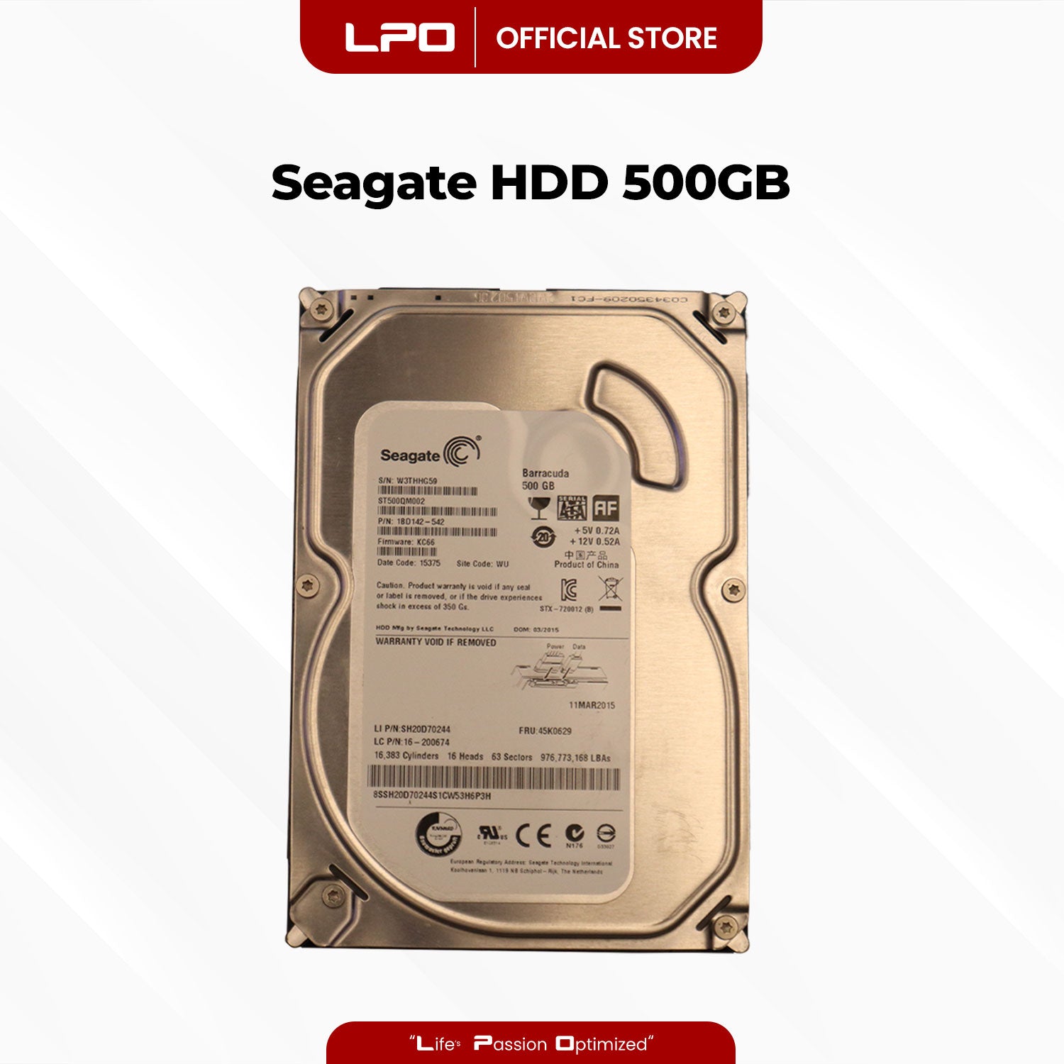 Seagate ST500DQM002 500GB HDD Hard Disk