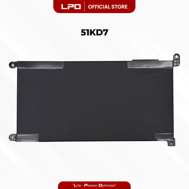 Laptop Battery 51KD7 Compatible with Dell Chromebook 5190 (P28T001) 2-In-1 (P28T002) Series