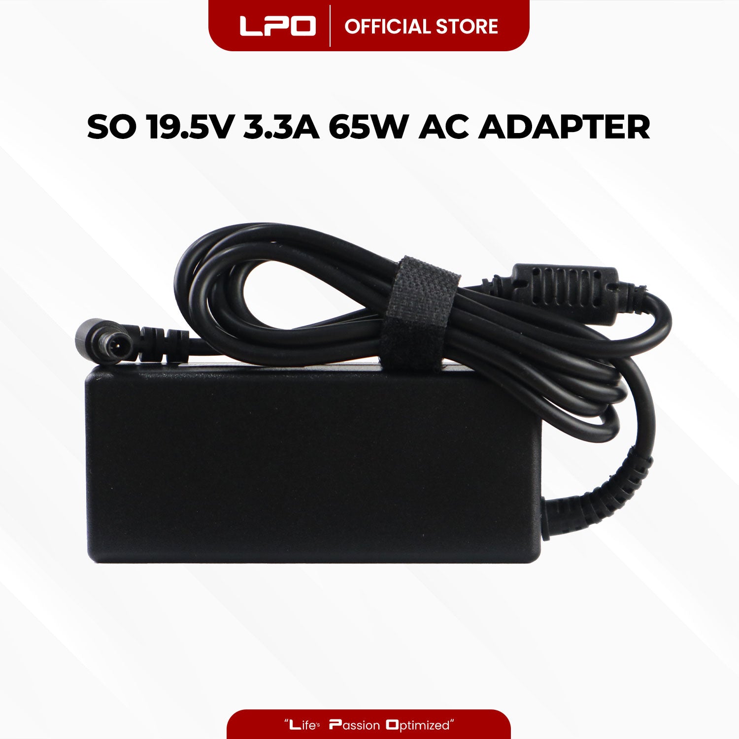 Laptop Charger Sony 19.5V 3.3A 65W Circle Pin 6.5mm x 4.4mm Compatible with Sony VAIO FX Series
