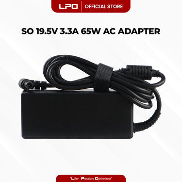 Laptop Charger Sony 19.5V 3.3A 65W Circle Pin 6.5mm x 4.4mm Compatible with Sony VAIO FX Series