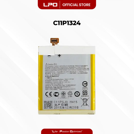 Cellphone Battery Asus ZenFone 5 ZE620KL 2018 C11P1324 Compatible with X00QD, ZE620KL