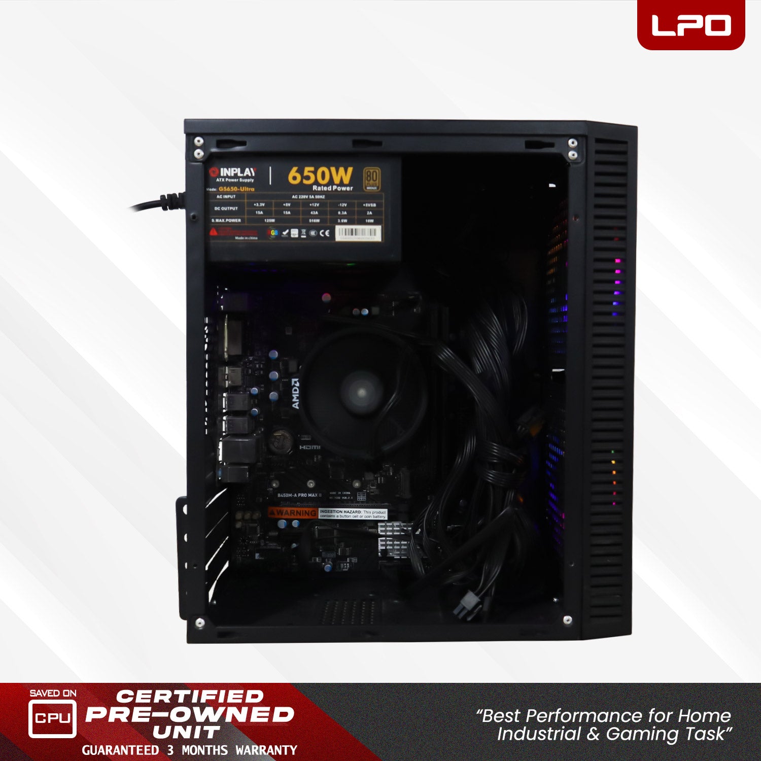 Pre owned AMD Ryzen 5 Game Ready Unit Inplay Wind 01