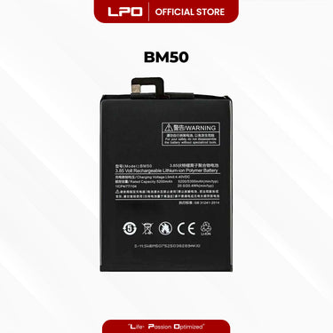 Cellphone Battery Xiaomi Mi Max 2 2017 BM50 Compatible with MDE40, MDI40 - LPO Laptop PC-Outlet