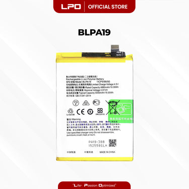 Cellphone Battery	Oppo A38 2023 BLPA19 Compatible with CPH2579 - LPO Laptop PC-Outlet