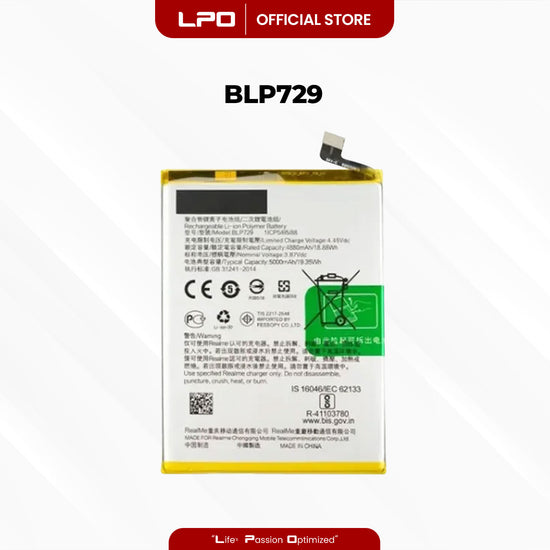 Cellphone Battery	Realme C3 2020 BLP729 Compatible with Realme 5s, 5i, C11, C3i