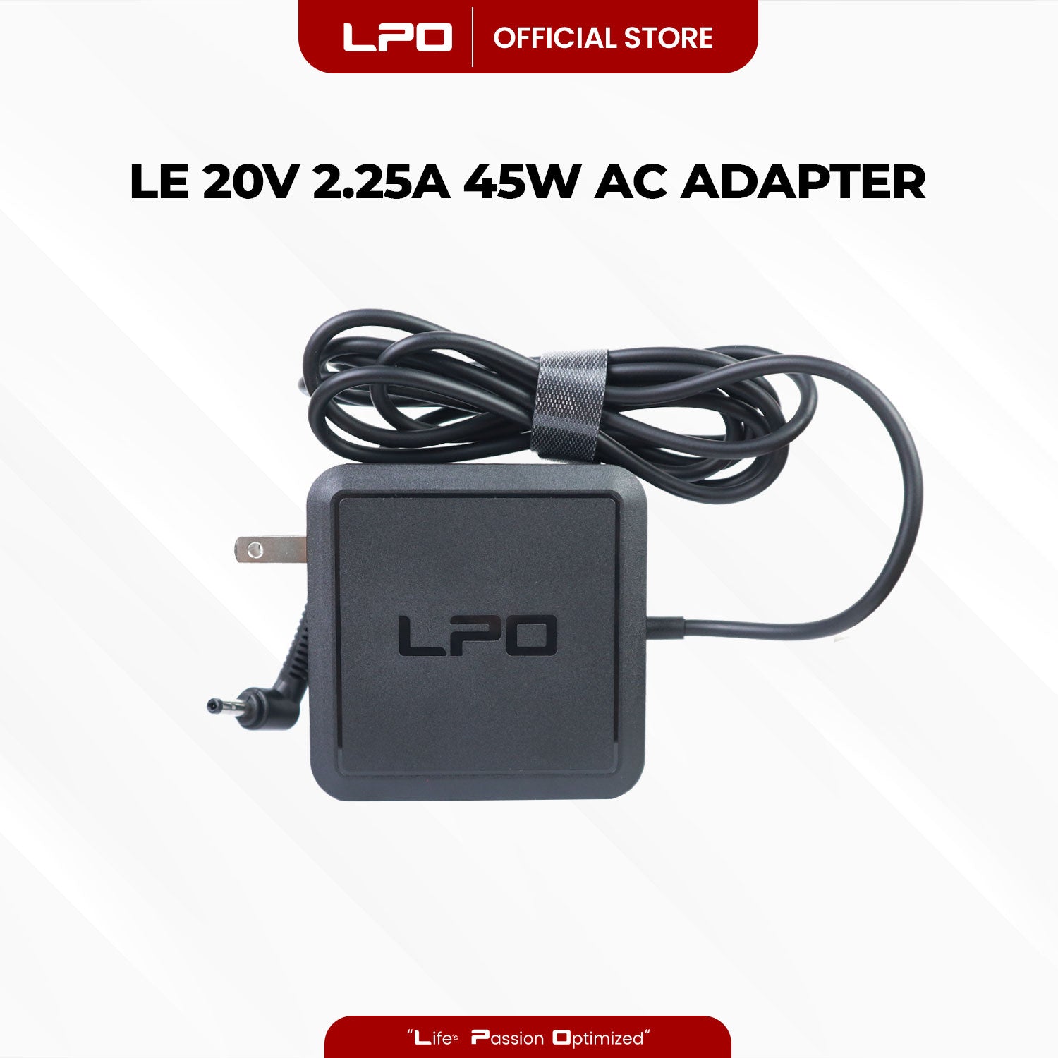 Laptop Charger Lenovo 20V 2.25A 45W Bullet Pin 4.0mm x 1.7mm Compatible with Lenovo Chromebook N21 Ideapad 100 14IBY