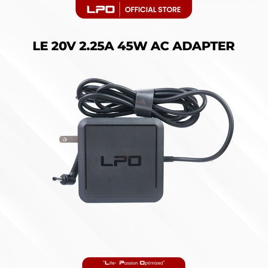 Laptop Charger Lenovo 20V 2.25A 45W Bullet Pin 4.0mm x 1.7mm Compatible with Lenovo Chromebook N21 Ideapad 100 14IBY