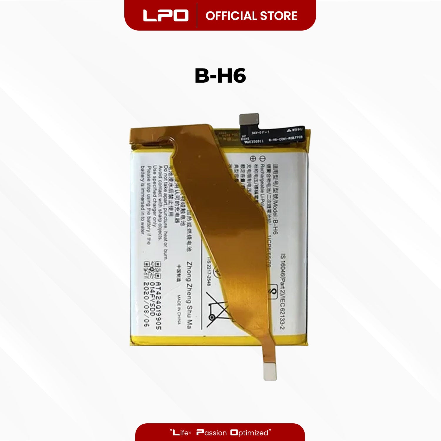 Cellphone Battery Vivo iQOO Pro 2019 B-H6 Compatible with V1922A, V1922A - LPO Laptop PC-Outlet