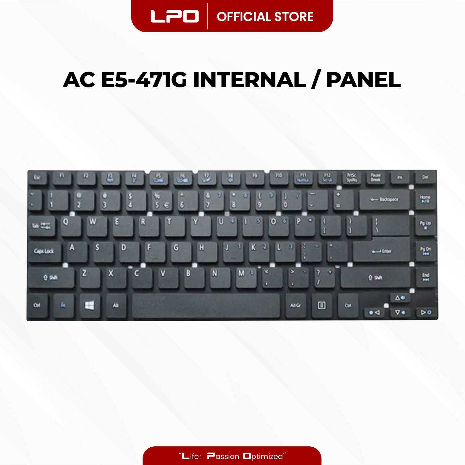 Laptop Keyboard ACER  E5-411 Internal Type / Panel Black US Compatible with Acer Aspire E5-411 ES1-431