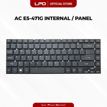 Laptop Keyboard ACER  E5-411 Internal Type / Panel Black US Compatible with Acer Aspire E5-411 ES1-431
