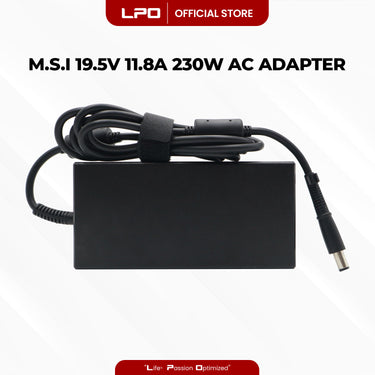 Laptop Charger MSI 19.5V 11.8A 230W Circle Pin 7.4mm x 5.0mm Compatible with MSI: GT72S 6QF(DOMINATOR PRO G)-028XUS