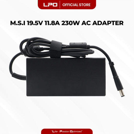 Laptop Charger MSI 19.5V 11.8A 230W Circle Pin 7.4mm x 5.0mm Compatible with MSI: GT72S 6QF(DOMINATOR PRO G)-028XUS