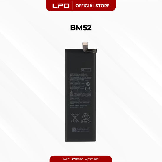 Cellphone Battery Xiaomi Mi Note 10 2019 BM52 Compatible with Mi Note 10 Lite, Mi CC9 Pro, M1910F4G - LPO Laptop PC-Outlet