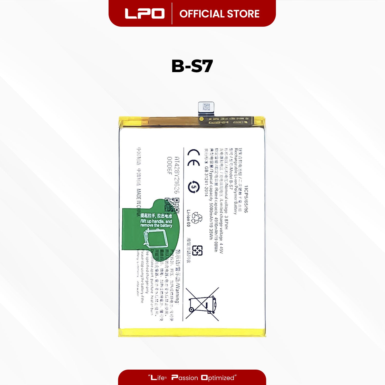 Cellphone Battery Vivo Y15a 2021 B-S7 Compatible with Vivo Y15a 2021, Y15s, Y01 - LPO Laptop PC-Outlet