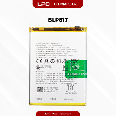 Cellphone Battery	Oppo A15s 2020 BLP817 Compatible with CPH2179 - LPO Laptop PC-Outlet