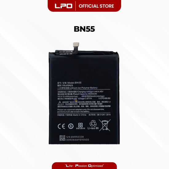 Cellphone Battery Xiaomi Redmi Note 9S 2020 BN55 Compatible with M2003J6A1G - LPO Laptop PC-Outlet