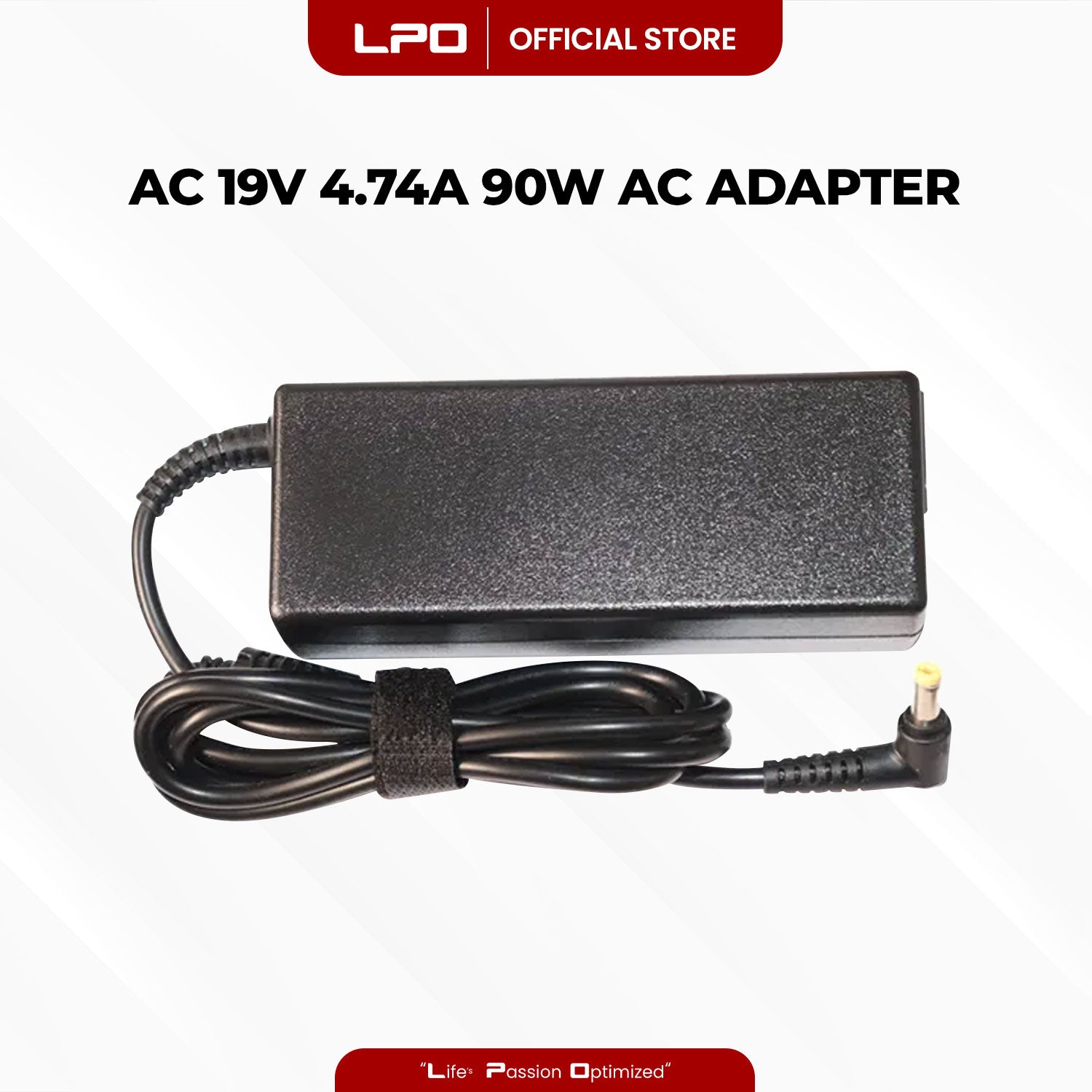 Laptop Charger Acer 19V 4.74A 90W Yellow Pin 5.5mm x 1.7mm Compatible with Acer Aspire 9420 9510