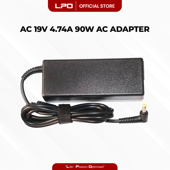 Laptop Charger Acer 19V 4.74A 90W Yellow Pin 5.5mm x 1.7mm Compatible with Acer Aspire 9420 9510