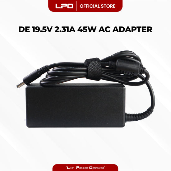 Laptop Charger Dell 19.5V 2.31A 45W Circle Medium 4.5mm x 3.0mm Compatible with Dell XPS 13 Ultrabook