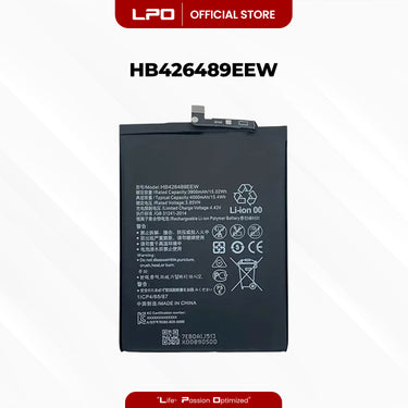 Cellphone Battery	Huawei Y8P 2020	HB426489EEW Compatible with AQM-LX1
