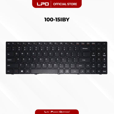 Laptop Keyboard LENOVO 100-15IBY External / Traditional Black US Compatible with Lenovo Ideapad 100-15IBY