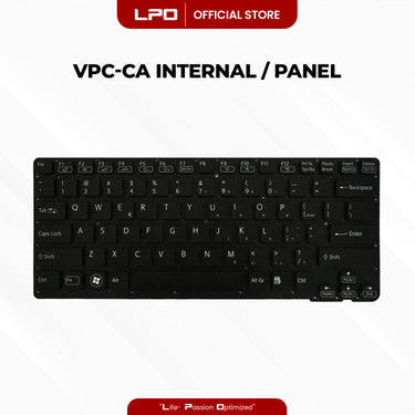 Laptop Keyboard SONY VPC-CA Internal / Panel Black US Compatible with Sony VPCCA1C5E